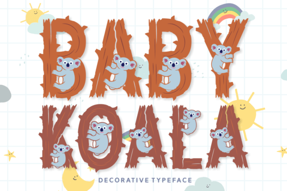 Baby Koala: Crafting Whimsical Designs with This Adorable Font