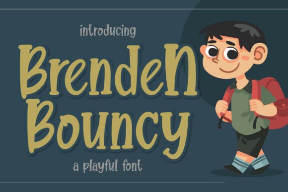 Brenden Bouncy: A Font That Feels Like Childhood
