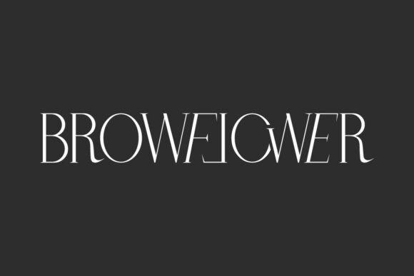 Browflower: The Whisper-Loud Serif Font for Luxury Design