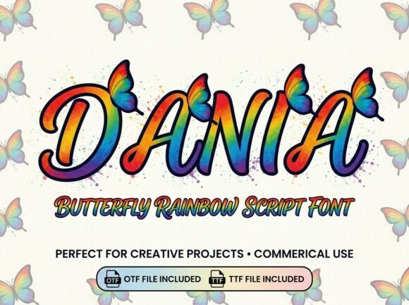Dania: A Font That Brings Whimsy and Color to Your Designs