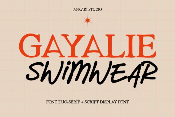 Gayalie Swimwear: The Font Duo for Elegant Branding