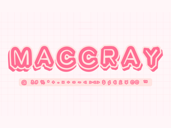 Maccray: The Display Font That Brings Whimsy to Modern Design