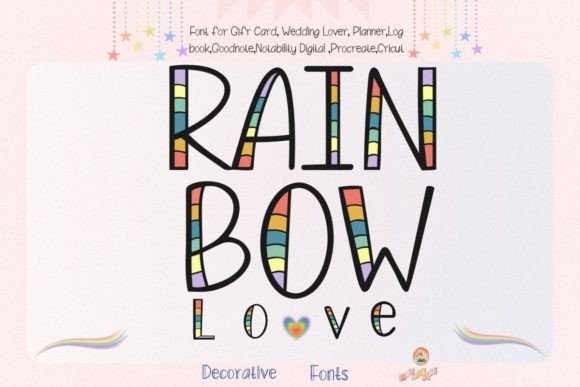 Meet Rainbow Love: The Font That Adds Cheerful Color to Your Designs