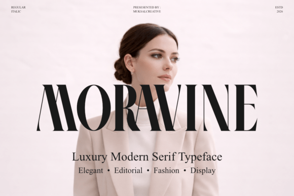 Moravine: The Serif Font for Modern Luxury Branding