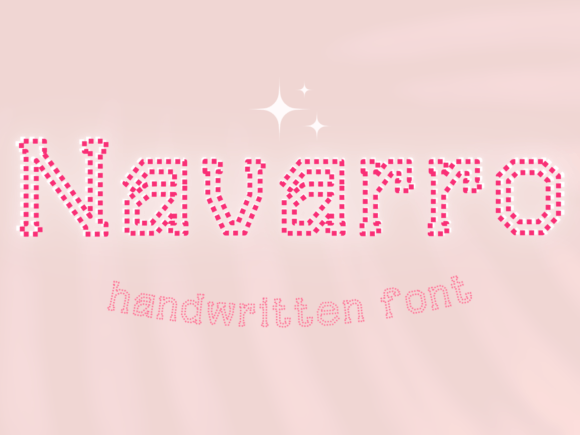 Navarro: A Handwritten Font with Distinctive Character