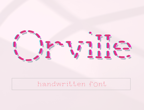 Orville Font: A Whimsical Dotted Typeface for Creative Brands