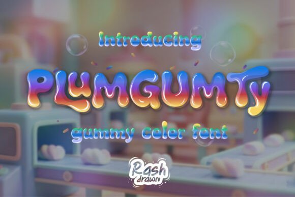 Plumgumty: The Sweet, Glossy Font That Makes Designs Pop