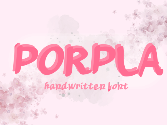 Porpla: The Handwritten Font That Brings Authenticity to Your Brand