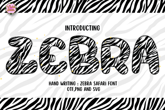 Stripes That Stand Out: Designing with the Zebra Safari Typeface