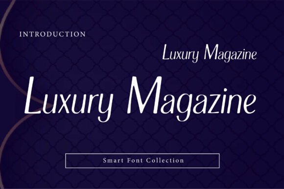 The Typeface Behind Timeless Elegance: Luxury Magazine
